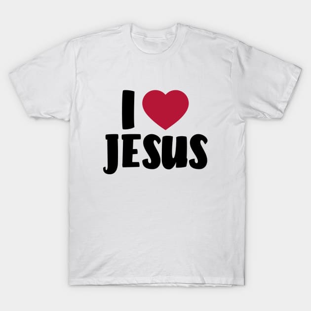 I Love Jesus T-Shirt by thriftjd